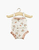 Minikane Gigi geribbeld ondergoed met kleine bloemen 34-37cm