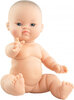 Paola Reina Gordi Babypop Blanca Aziatisch Meisje blauwe Ogen Ongekleed In Zak 34cm