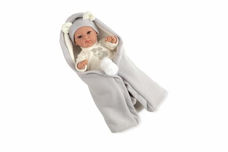 Arias Baby  Pop Blank Erea 33 Cm Grijs