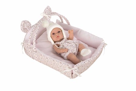 Arias Baby  Pop Blank Natal 33 Cm Roze En Pastel Print