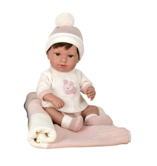 Arias Baby Pop Salma Rose Met Muts 42Cm