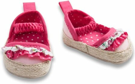 Heless Espadrilles Met Bandjes roze, Maat 38-45Cm