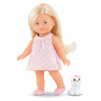 Les Trendies Corolle Mini Corolline - Rosy met Hond, 20cm