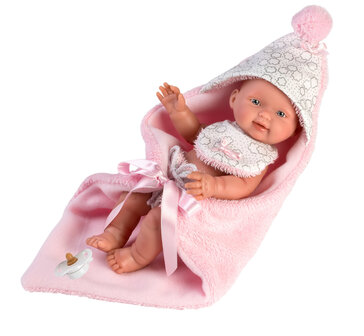 Llorens baby meisjespop met cape (26cm)