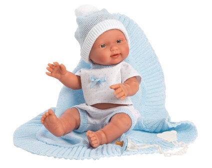 Llorens Babypop Azul Jongetje Met Speen 26 Cm