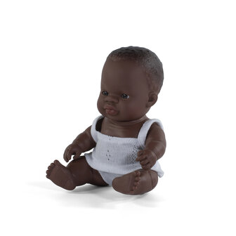 MINILAND BABYPOP AFRIKAANS MEISJE MET ONDERGOED 21CM