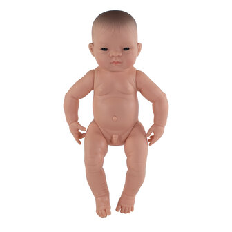 MINILAND BABYPOP BLOOT AZIATISCHE JONGEN 40CM