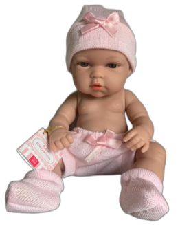 Arias baby pop 26 cm Babypop, met muts