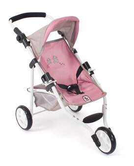 Bayer Chic Poppenbuggy jogging Lola (roze/taupe/beer)