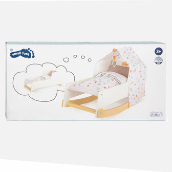 Small Foot - Houten Schommel Poppenbed Little Button