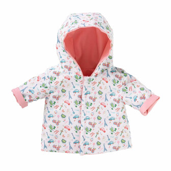 Corolle Omkeerbare Regenjas voor Babypop, 36cm