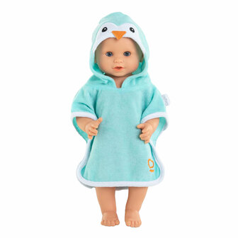 Corolle Badcape voor Babypop - Pinguin, 36cm