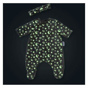 Corolle Poppen Pyjama en Hoofdband, 30cm - Glow in the Dark