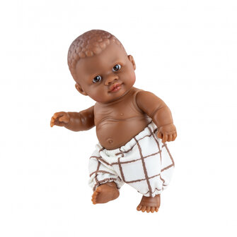 Paola Reina Pop Puppegie Olmo (donker/21 cm) in doos
