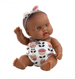 Paola Reina Pop Puppegie Hebe (donker/21 cm) in doos
