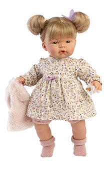 Llorens Pop Joelle Llorona Met bont vest 38cm Uitlopend