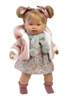 Llorens Pop Alexandra Llorona Met wollen jasje en sjaal 42cm Uitlopend