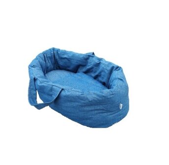 Poppendraagmand jeans