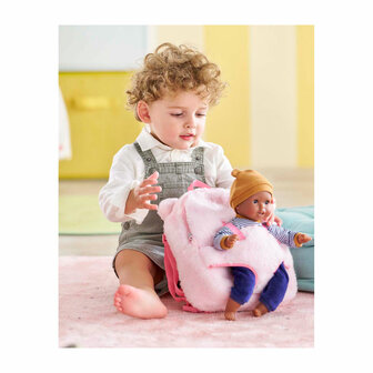 Corolle Roze Pluche Poppen Draagrugzak, 30cm