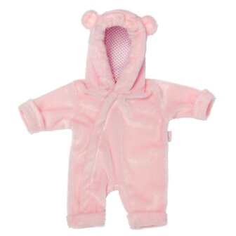 Poppenkleding Onesie Roze Fleece