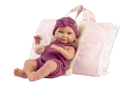 Llorens pop 40cm NICA RN ROZE ZAK