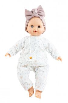 Paola Reina Pop Sonia (bloemprint) met mechanisme (36 cm)