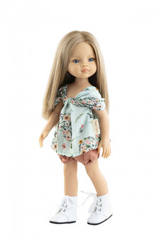 Paola Reina Amigas pop Roxana 32cm blond haar bloemenoutfit