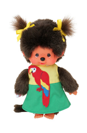 Monchhichi Meisje Papegaai (20cm)