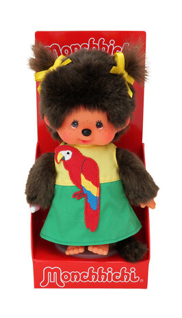 Monchhichi Meisje Papegaai (20cm)