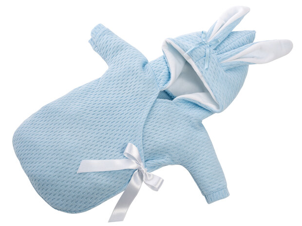 Llorens Blanke Pop Met Omslagdoek 36 Cm  Blauw 36 Cm