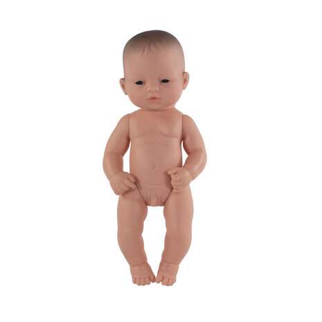 MINILAND BABYPOP BLOOT AZIATISCHE JONGEN 32CM