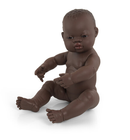 MINILAND BABYPOP BLOOT AFRIKAANS MEISJE 40CM