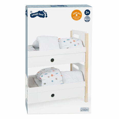 Small Foot - Houten Poppenhoogslaper Little Button met Bedde