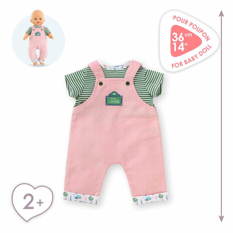Corolle T-Shirt en Overall voor Babypop, 36cm
