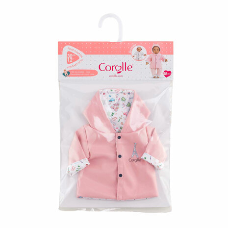 Corolle Omkeerbare Regenjas voor Babypop, 30cm
