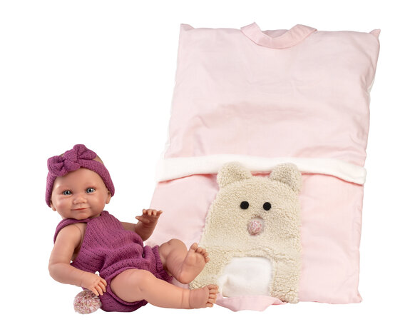 Llorens pop 40cm NICA RN ROZE ZAK