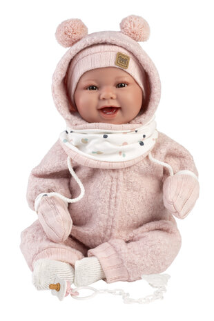 Llorens Pop Tala Sonrisas Met roze pakje 44cm 