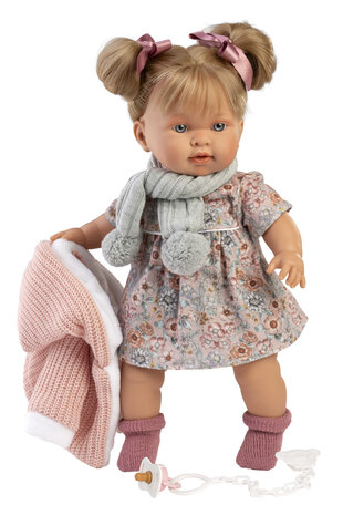 Llorens Pop Alexandra Llorona Met wollen jasje en sjaal 42cm Uitlopend