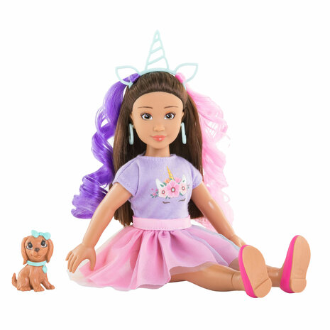 Corolle Girls - Luna Eenhoorn Modepop Set