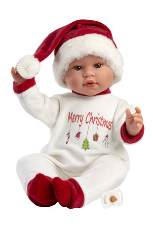 Llorens pop LEO SONRISAS 45cm pyama merry christmas
