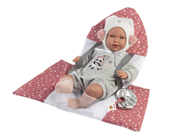 Llorens pop MIMI LLORONA 42cm ruimte baby draagzak