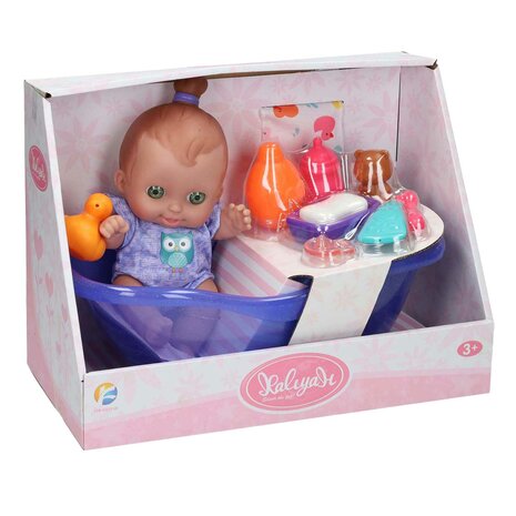 Poppenset met Ligbad