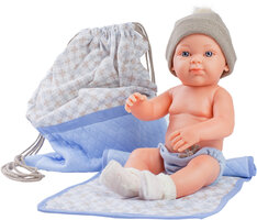 Paola Reina Pop Mini Pikolines Jongen Met Tas (32Cm)