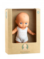 Pop M.Pancha (witte romper/grijs) 28cm