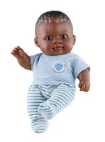 Paola Reina Olmo babypop 21cm jongen vanillegeur zwart vinyl
