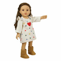 Poppenlaarsjes Suede, 38-45 cm