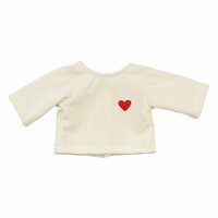 Poppen Ribfluwelen Broek Hartjesconfetti, 28-35 cm