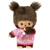 Monchhichi Bebichhichi babyknuffel meisje roze romper 16 cm